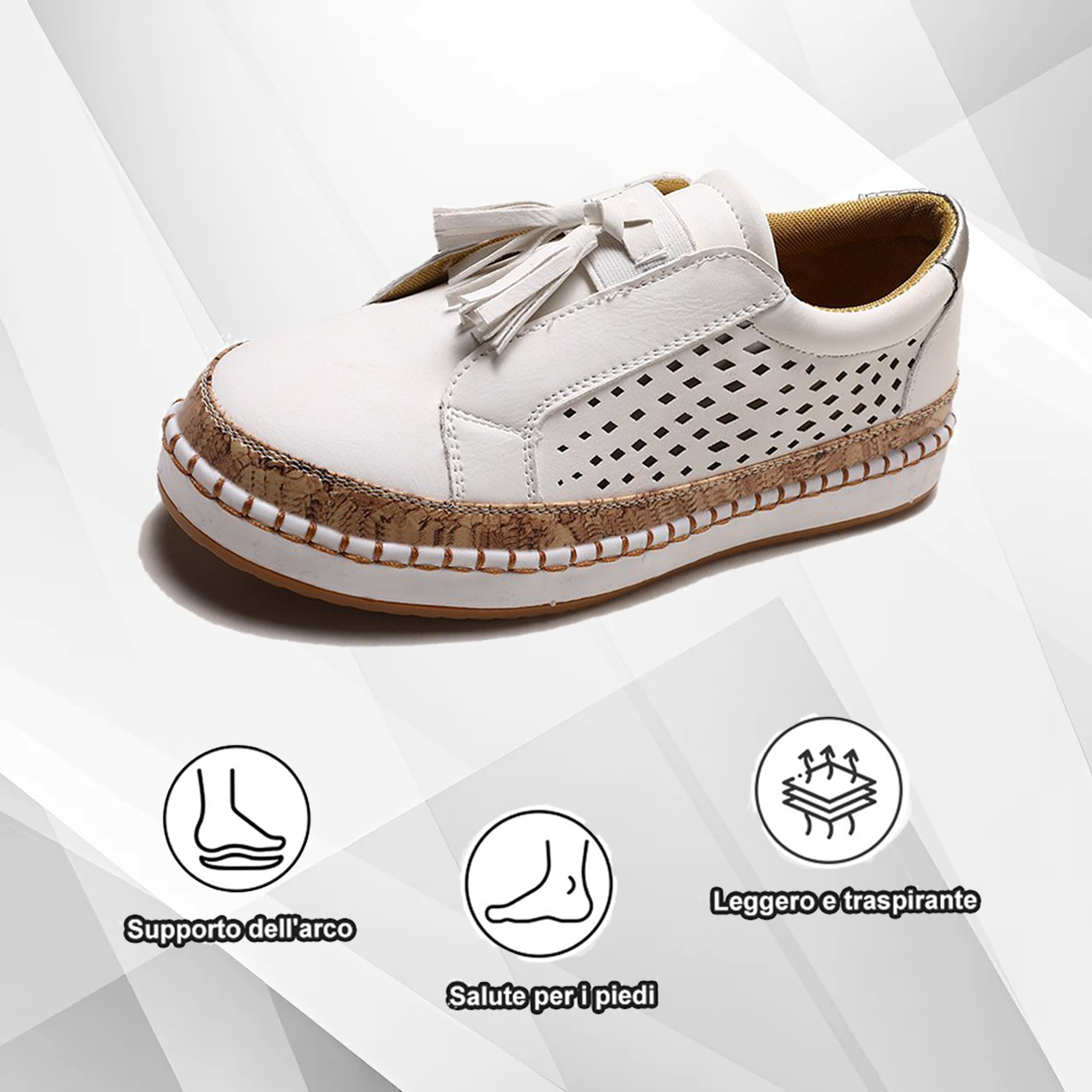 (🔥50% di sconto oggi - prendilo!) Scarpe ortopediche premium ed eleganti 👞 - Design ergonomico per alleviare il dolore