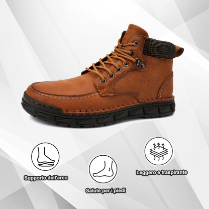 (🔥50% di sconto oggi - prendilo!) Scarpe ortopediche premium ed eleganti 👞 - Design ergonomico per alleviare il dolore