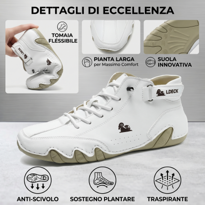 🔥 Sconto del 50% - Non lasciartelo sfuggire!Scarpe Casual con Supporto Ergonomico - Facili da Indossare e Suola Sicura Antiscivolo - unisex.