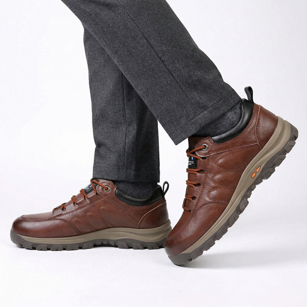 ⏰Sconto del 50% oggi!🔥- Scarpe in pelle di vitello italiana, morbide e comode - Design ergonomico - impermeabile e antiscivolo