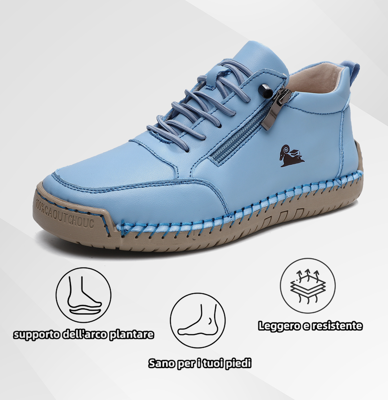 (🔥 Sconto del 50% - Non lasciartelo sfuggire!) Scarpe selezionate in pelle di vitello - scarpe ortopediche - 👞 - resistenti, antiscivolo e impermeabili (supporto dell'arco plantare, sollievo dal dolore, unisex)