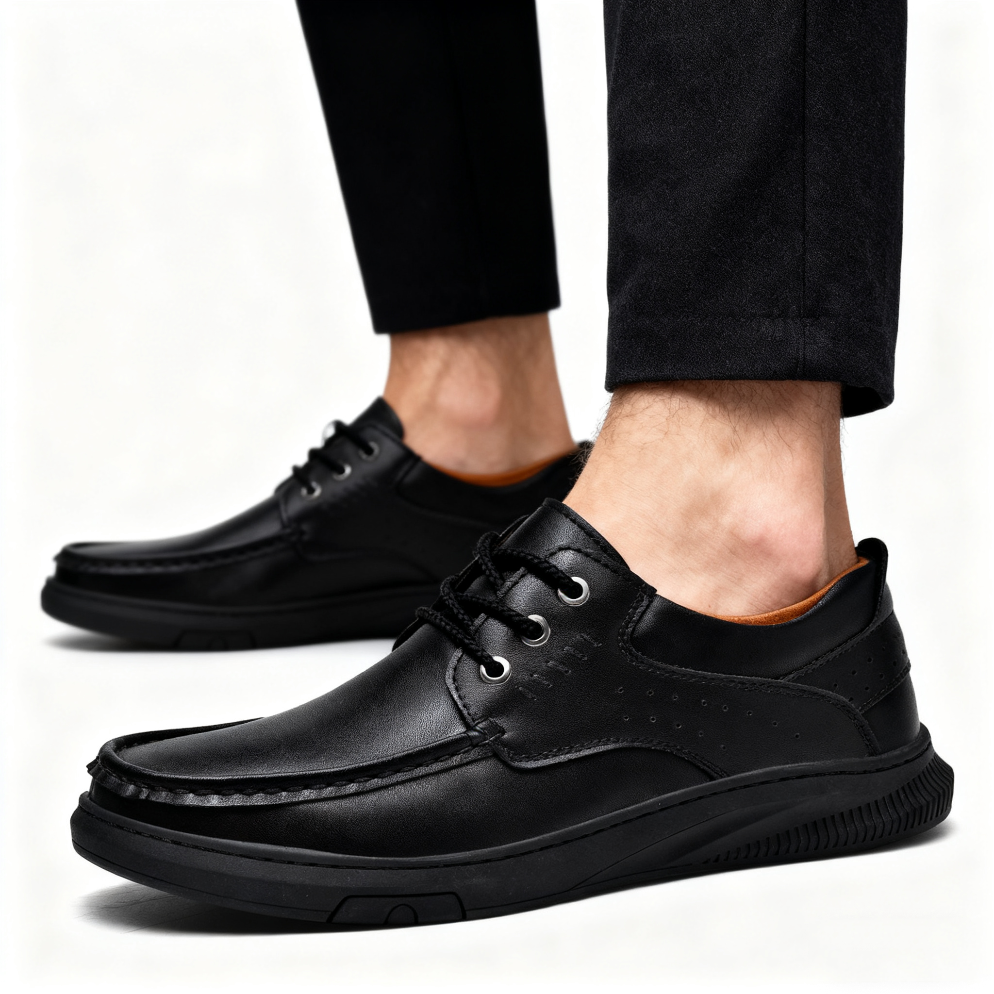 (🎉Sconto del 50% a tempo limitato - non lasciartelo sfuggire) - Scarpe ortopediche da uomo realizzate in pelle di vitello australiana✅ Camminata confortevole e sollievo dal dolore