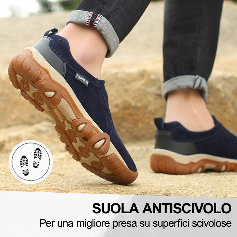 (🔥50% di sconto oggi - prendilo!) Scarpe ortopediche premium ed eleganti 👞 - Design ergonomico per alleviare il dolore