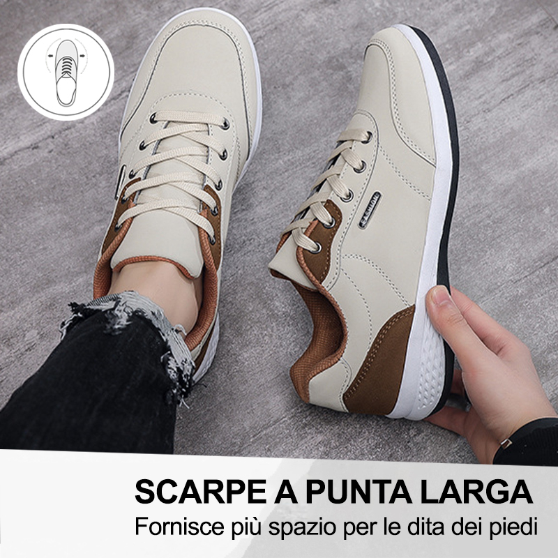 (🔥50% di sconto oggi - prendilo!) Scarpe ortopediche premium ed eleganti 👞 - Design ergonomico per alleviare il dolore