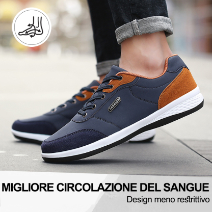 (🔥50% di sconto oggi - prendilo!) Scarpe ortopediche premium ed eleganti 👞 - Design ergonomico per alleviare il dolore