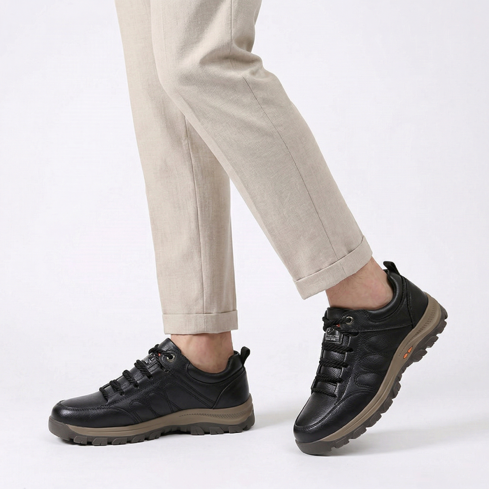 ⏰Sconto del 50% oggi!🔥- Scarpe in pelle di vitello italiana, morbide e comode - Design ergonomico - impermeabile e antiscivolo