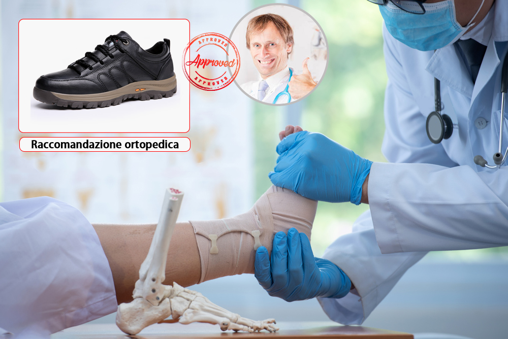 (🔥Sconto del 50% oggi - non perdertelo!) - Scarpe in pelle di vitello italiana morbide e comode - Supporto dell'arco plantare - Sollievo dal dolore