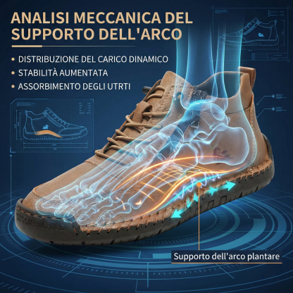 (🔥 Sconto del 50% - Non lasciartelo sfuggire!) Scarpe selezionate in pelle di vitello - scarpe ortopediche - 👞 - resistenti, antiscivolo e impermeabili (supporto dell'arco plantare, sollievo dal dolore, unisex)