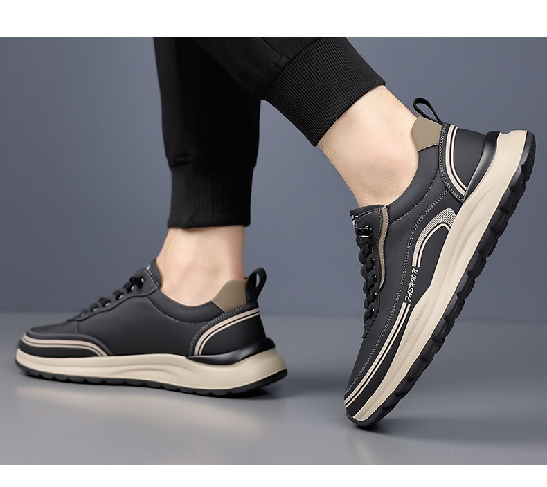 (🔥Sconto del 50% oggi - non perdertelo!) Nuove e comode scarpe casual ortopediche in pelle - Design ergonomico (allevia il dolore ai piedi)