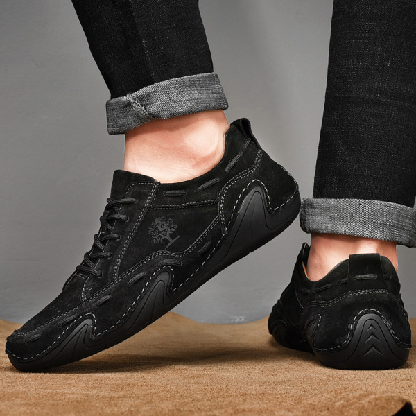 (🔥Sconto del 50% oggi - non perdertelo) - Scarpe italiane in pelle cucite a mano, morbide e comode