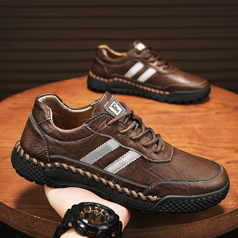 (🔥 50% di sconto - acquista ora!) Scarpe ortopediche in pelle di alta qualità ed eleganti👞 - impermeabili e antiscivolo - supporto dell'arco plantare - camminata confortevole