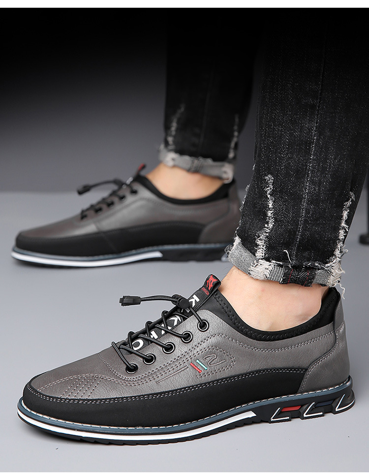 (🔥Sconto del 50% oggi - non lasciartelo sfuggire) - Scarpe ortopediche in pelle morbide e comode (con cuscino d'aria - alleviano il dolore al piede - antiscivolo - resistenti all'usura)