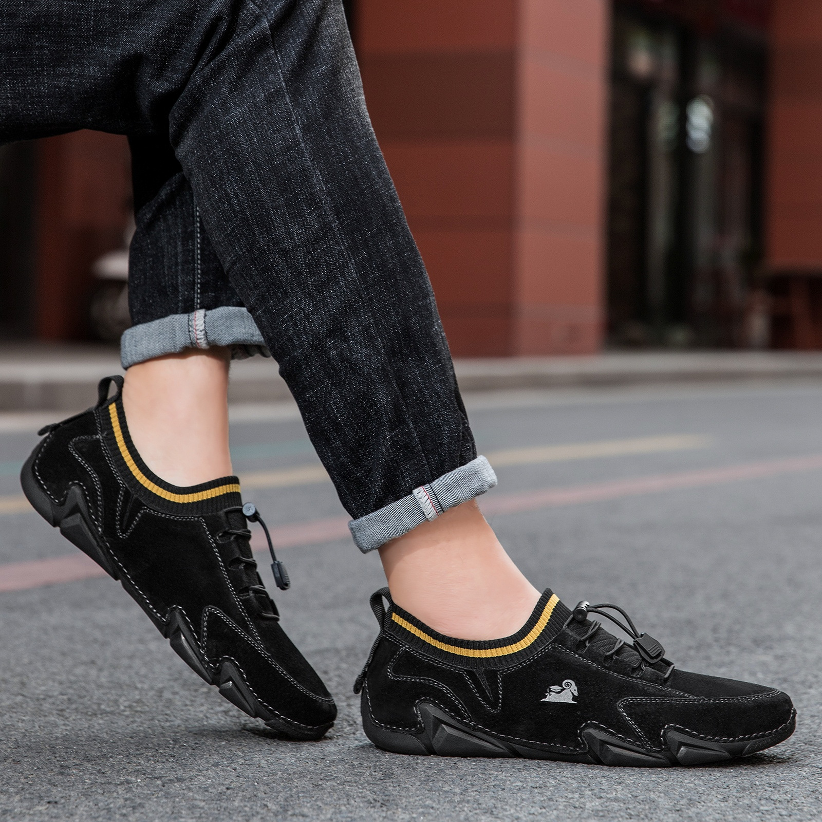 (🔥Sconto del 50% oggi, non lasciartelo sfuggire!) ⏰ - Stivali Martin casual (- Scarpe in pelle - Vestibilità comoda per i tuoi piedi, facilitano la camminata)