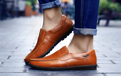 (🔥Sconto del 50% oggi - non perdertelo) - Mocassini slip-on italiani morbidi e comodi in pelle di vitello