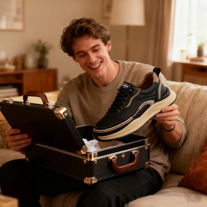 (🔥Sconto del 50% oggi - non perdertelo!) Nuove e comode scarpe casual ortopediche in pelle - Design ergonomico (allevia il dolore ai piedi)