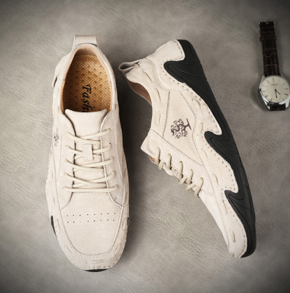 (🔥Sconto del 50% oggi - non perdertelo) - Scarpe italiane in pelle cucite a mano, morbide e comode