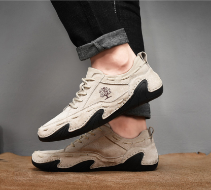 (🔥Sconto del 50% oggi - non perdertelo) - Scarpe italiane in pelle cucite a mano, morbide e comode