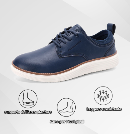 (🔥Sconto del 50% per un periodo limitato!) - Scarpe ortopediche Luymen® in vera pelle, comode ed eleganti 👞 (impermeabili, antiscivolo, supporto dell'arco plantare, camminata facile)