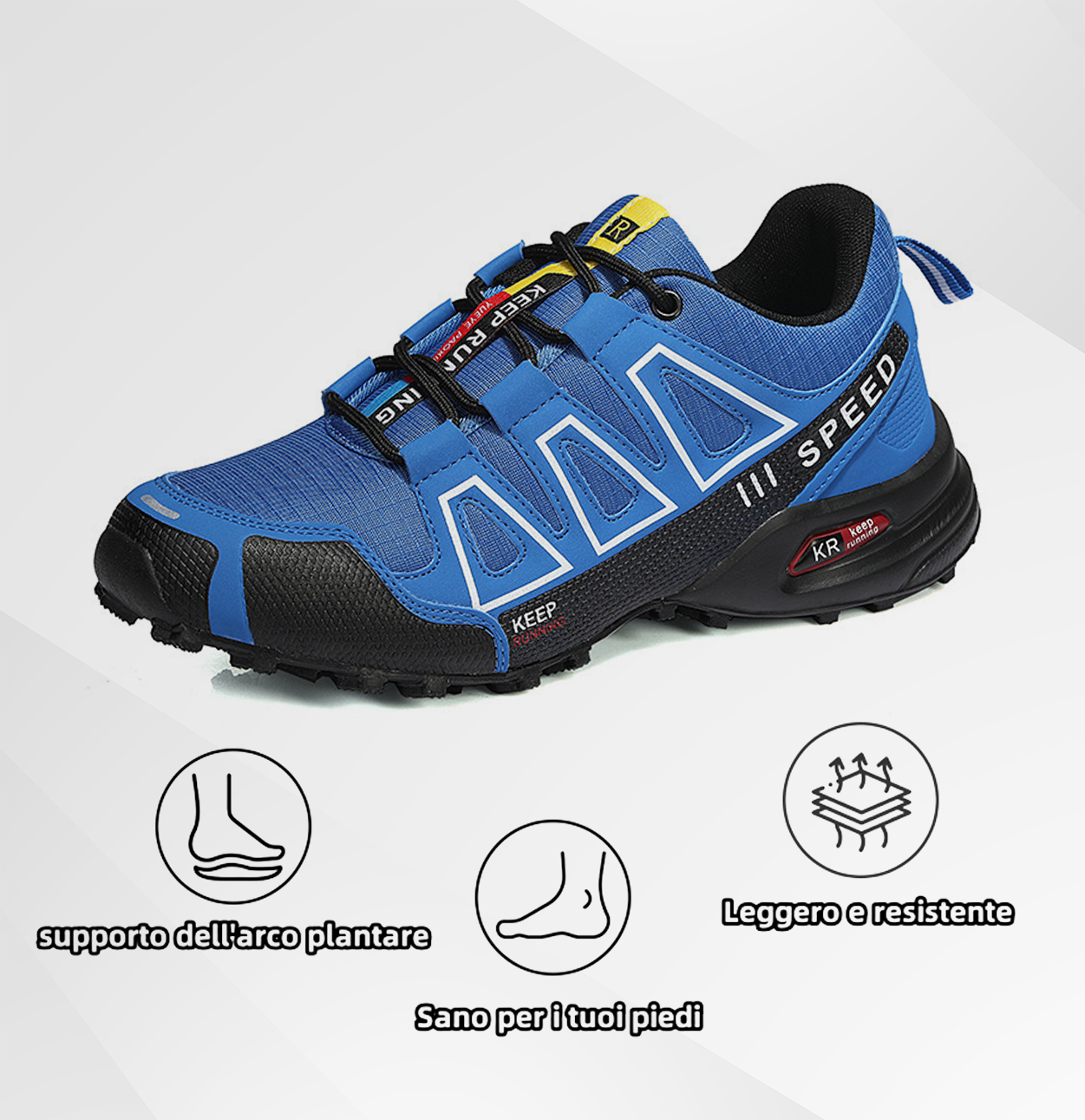 (⏰Sconto del 50% a tempo limitato🔥) Scarpe da trekking comode e antiscivolo: design ammortizzante e anti-pressione con supporto dell'arco plantare. ✅Di' addio al dolore ai piedi