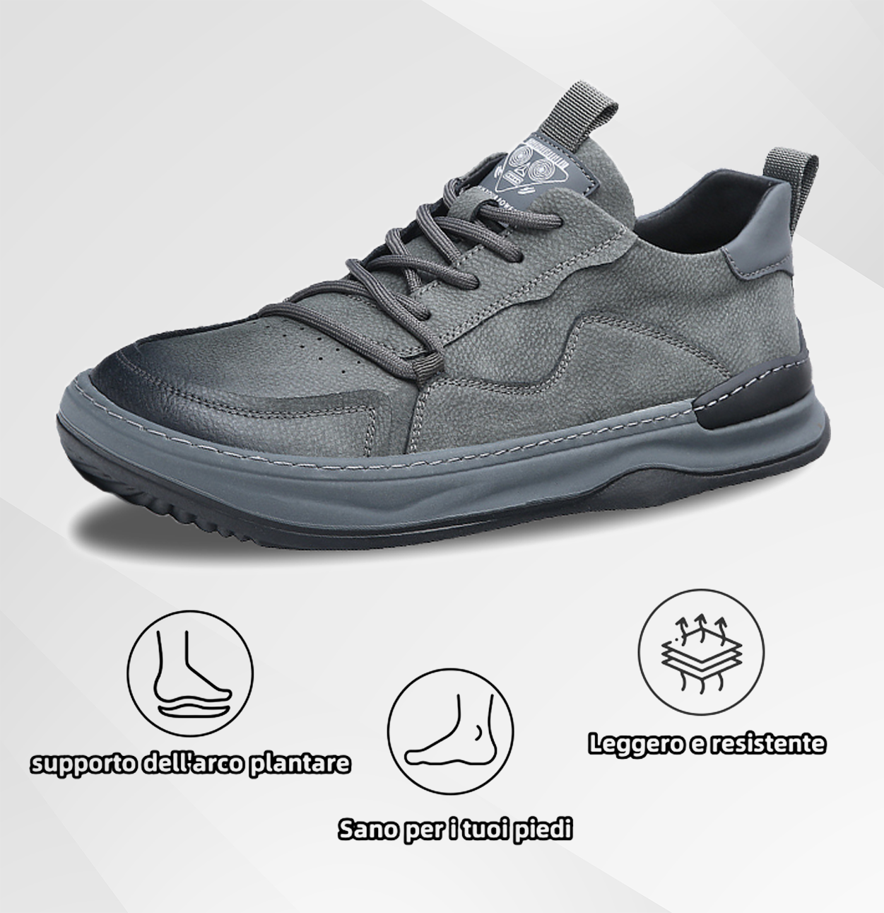 (🔥Sconto del 50% oggi - Non perderlo!) - Scarpe selezionate in pelle di vitello a doppio strato - Impermeabili e antiscivolo (supporto dell'arco plantare, allevia il dolore)