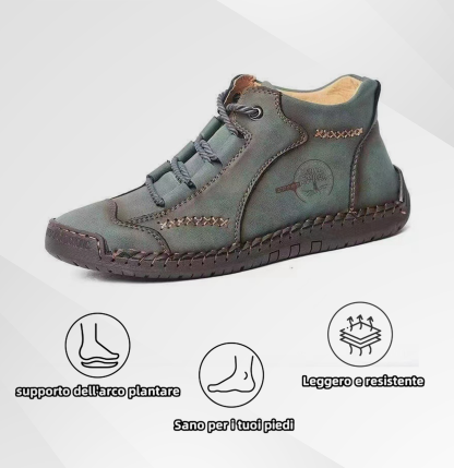 (🔥 Sconto del 50% - non lasciartelo sfuggire) Scarpe in pelle di vitello premium - Scarpe ortopediche - 👞 (Supporto dell'arco plantare per una camminata più facile)