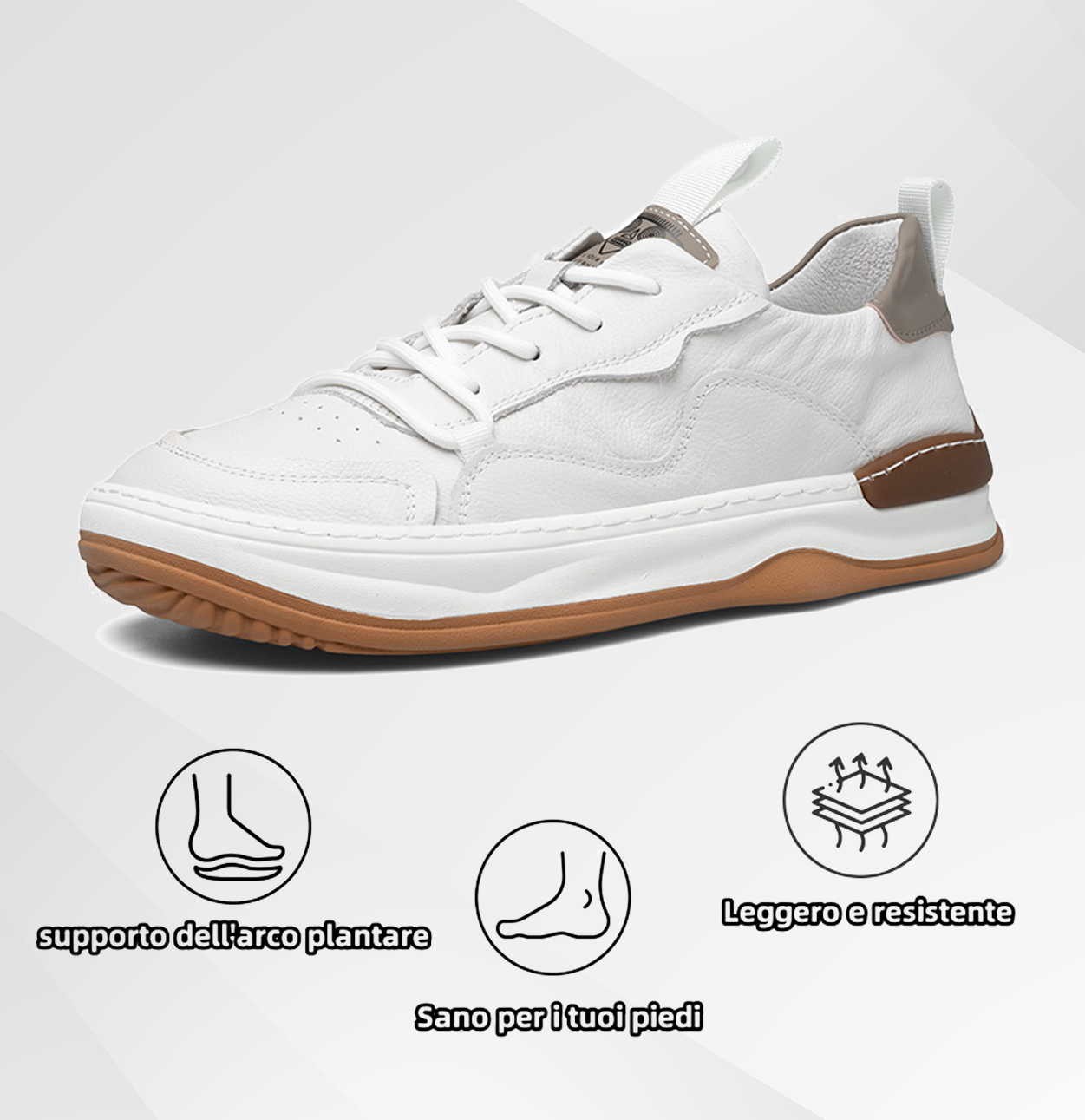 (🔥Sconto del 50% oggi - Non perderlo!) - Scarpe selezionate in pelle di vitello a doppio strato - Impermeabili e antiscivolo (supporto dell'arco plantare, allevia il dolore)