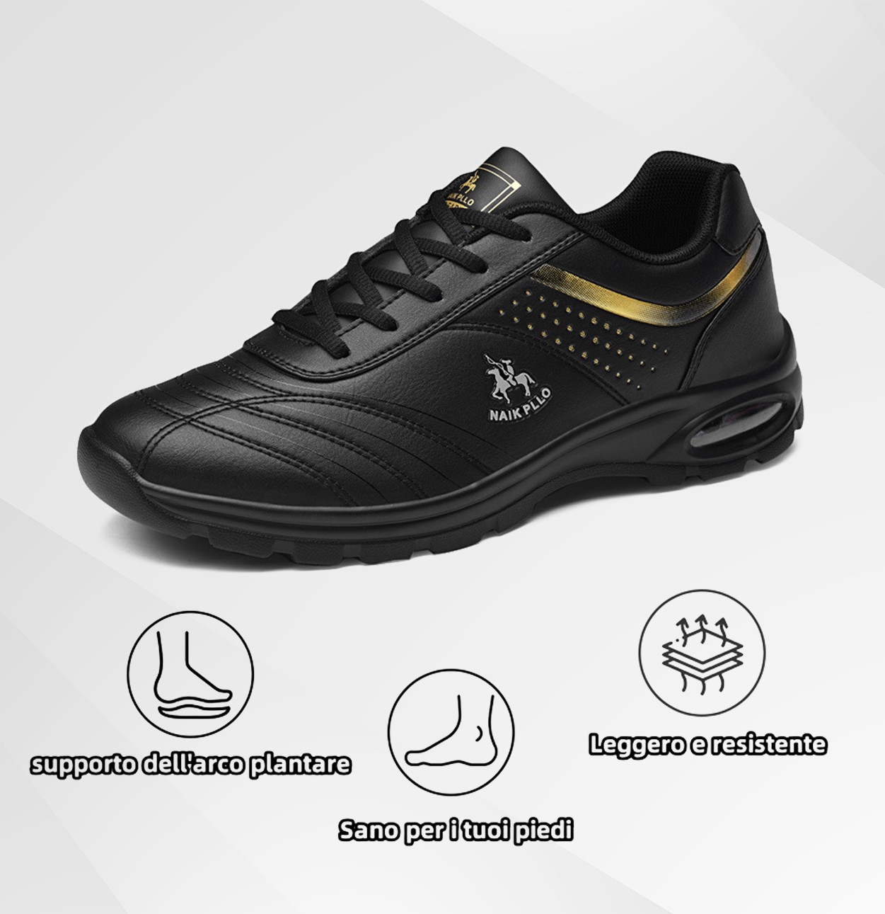 (🔥Sconto del 50% oggi, non lasciartelo sfuggire!)⏰ - Comode scarpe ortopediche da ginnastica! Design ergonomico, antiscivolo e ammortizzanti (permettono libertà di movimento).