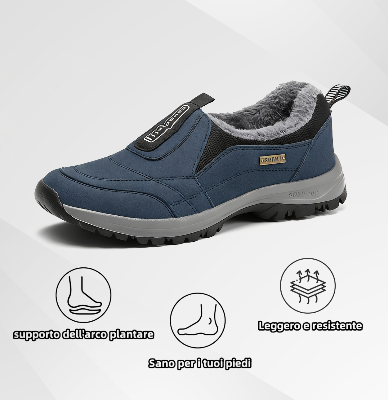 (🔥Sconto del 50% a tempo limitato) Scarpe casual calde e comode - antiscivolo e calde ✅ Proteggono la salute dei tuoi piedi