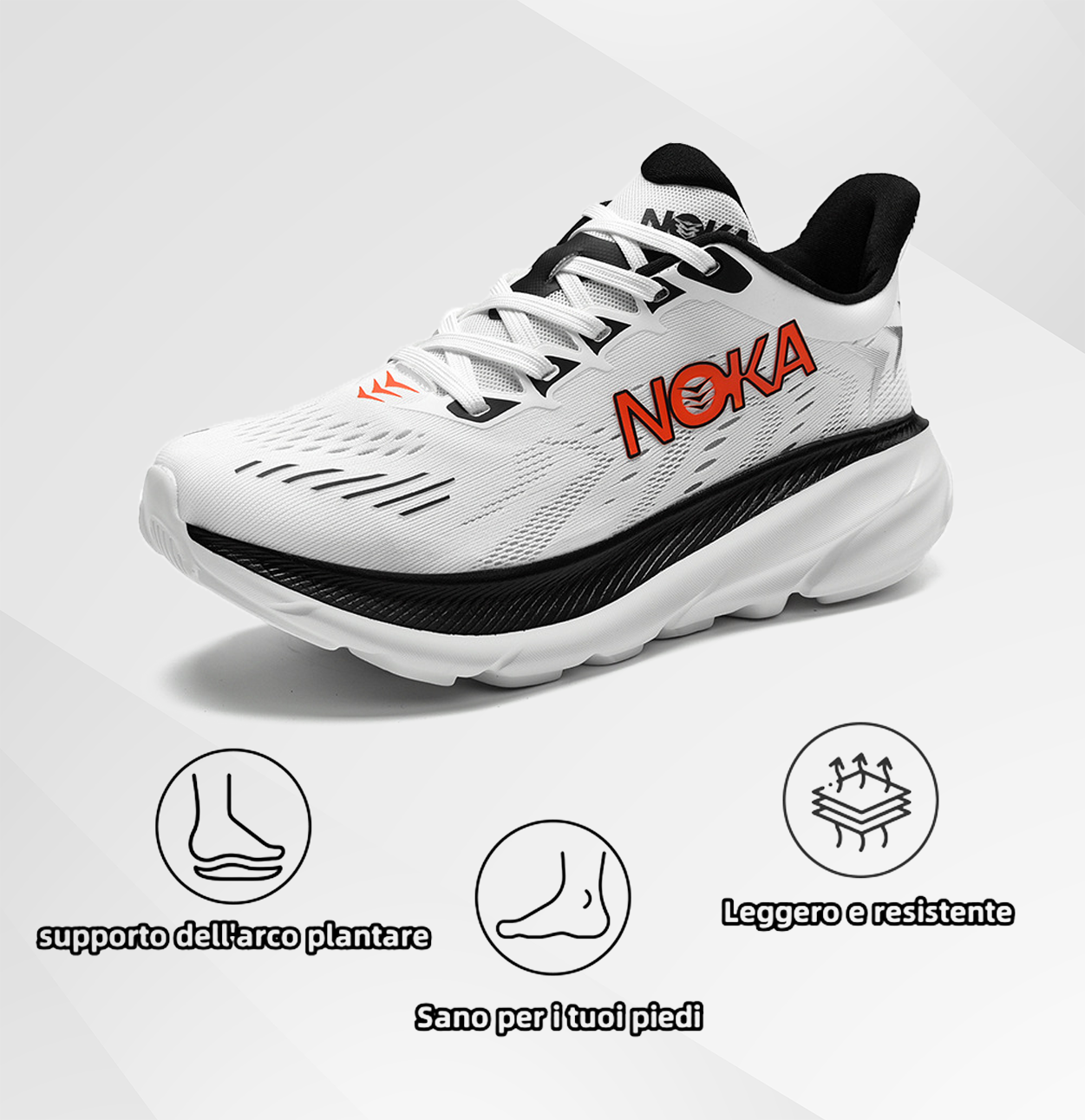 [🔥SALDI -50%]Scarpe Sportive Barefoot Ergonomiche: Camminata Naturale e Sollievo dal Dolore