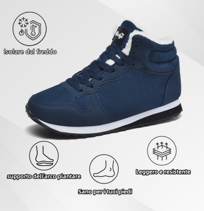 (🔥Sconto del 50% per un periodo limitato - Non lasciartelo sfuggire!) Scarpe antinfortunistiche invernali comode ed ergonomiche con calda fodera in lana e supporto dell'arco plantare. (Unisex)