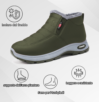 (🔥Sconto del 50% per un periodo limitato - Non lasciartelo sfuggire!) Scarpe antinfortunistiche invernali comode ed ergonomiche con una calda fodera in lana per alleviare il dolore alla schiena, alle articolazioni e ai piedi.（unisex）