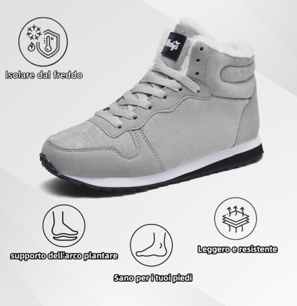 (🔥Sconto del 50% per un periodo limitato - Non lasciartelo sfuggire!) Scarpe antinfortunistiche invernali comode ed ergonomiche con calda fodera in lana e supporto dell'arco plantare. (Unisex)