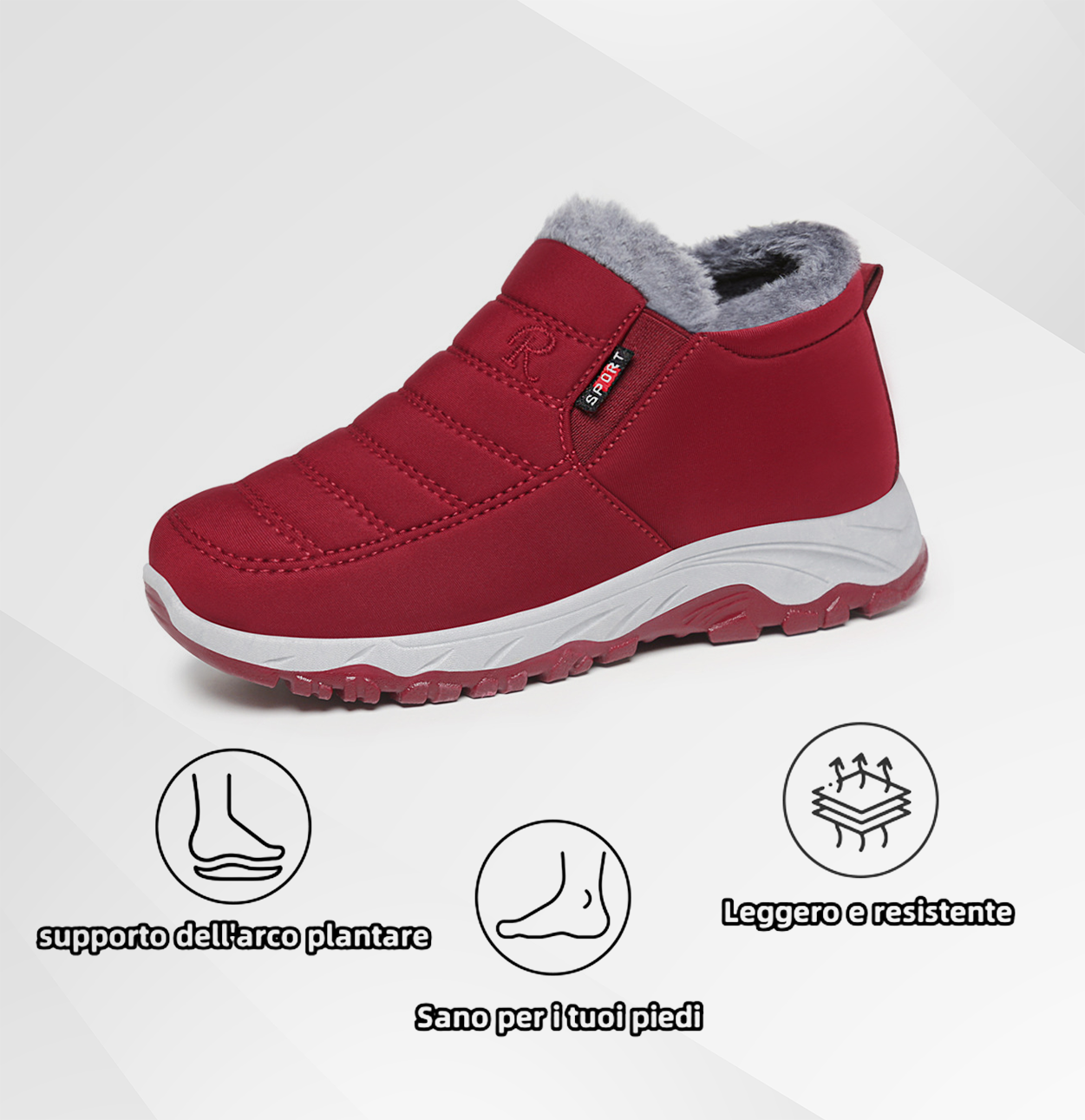 (🔥Sconto del 50% per un periodo limitato - Non lasciartelo sfuggire!) Scarpe antinfortunistiche invernali comode ed ergonomiche con una calda fodera in lana per alleviare il dolore alla schiena, alle articolazioni e ai piedi.