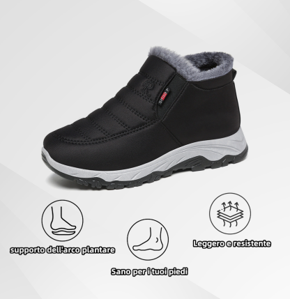 (🔥Sconto del 50% per un periodo limitato - Non lasciartelo sfuggire!) Scarpe antinfortunistiche invernali comode ed ergonomiche con una calda fodera in lana per alleviare il dolore alla schiena, alle articolazioni e ai piedi.