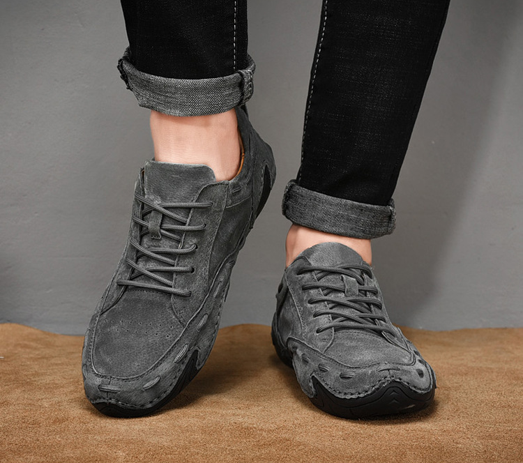 (🔥Sconto del 50% oggi - non perdertelo) - Scarpe italiane in pelle cucite a mano, morbide e comode