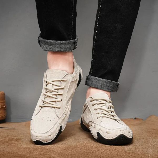 (🔥Sconto del 50% oggi - non perdertelo) - Scarpe italiane in pelle cucite a mano, morbide e comode