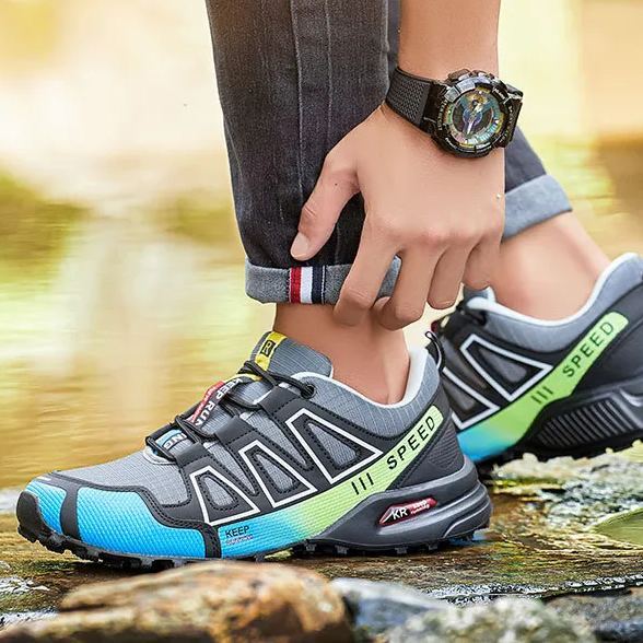 (🔥Sconto del 50% oggi - acquista ora!)Luymen Scarpe da trekking sportive alla moda per la corsa all'aperto - anti-collisione e resistenti all'usura ergonomiche！