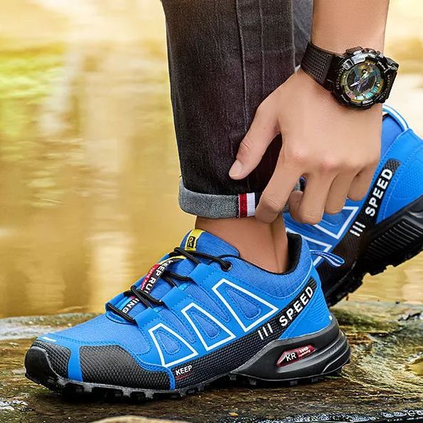 (🔥Sconto del 50% oggi - acquista ora!)Luymen Scarpe da trekking sportive alla moda per la corsa all'aperto - anti-collisione e resistenti all'usura ergonomiche！