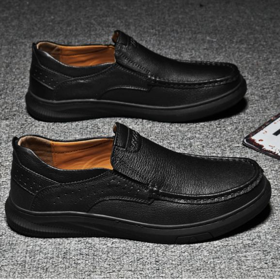 (🎉Sconto del 50% a tempo limitato - non lasciartelo sfuggire) - Scarpe ortopediche da uomo realizzate in pelle di vitello australiana✅ Camminata confortevole e sollievo dal dolore