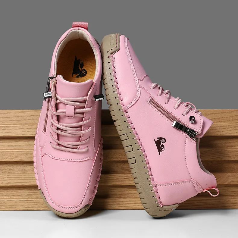 (🔥 Sconto del 50% - Non lasciartelo sfuggire!) Scarpe selezionate in pelle di vitello - scarpe ortopediche - 👞 - resistenti, antiscivolo e impermeabili (supporto dell'arco plantare, sollievo dal dolore, unisex)