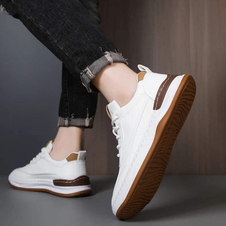 [🔥Sconto 50%]Dress Sneakers in Vera Pelle - Comfort Assoluto e Supporto Arco Plantare - Impermeabili & Antiscivolo