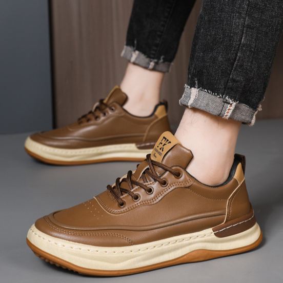 [🔥Sconto 50%]Dress Sneakers in Vera Pelle - Comfort Assoluto e Supporto Arco Plantare - Impermeabili & Antiscivolo