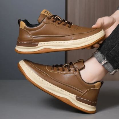 [🔥Sconto 50%]Dress Sneakers in Vera Pelle - Comfort Assoluto e Supporto Arco Plantare - Impermeabili & Antiscivolo