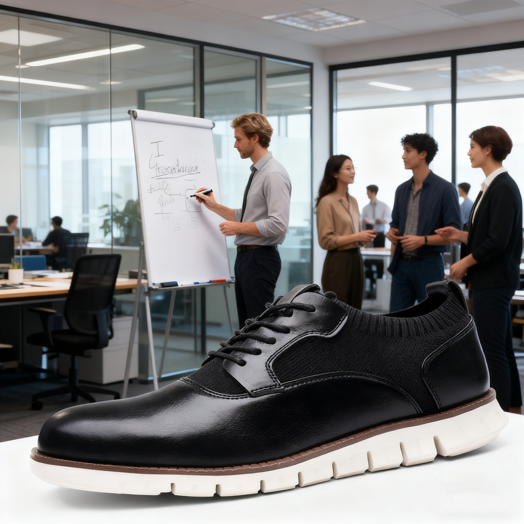 (🔥Sconto del 50% a tempo limitato: acquista ora!) Scarpe in vera pelle di alta qualità ed eleganti 👞 - Progettate ergonomicamente per un uso confortevole (per tutti i giorni e in ufficio)