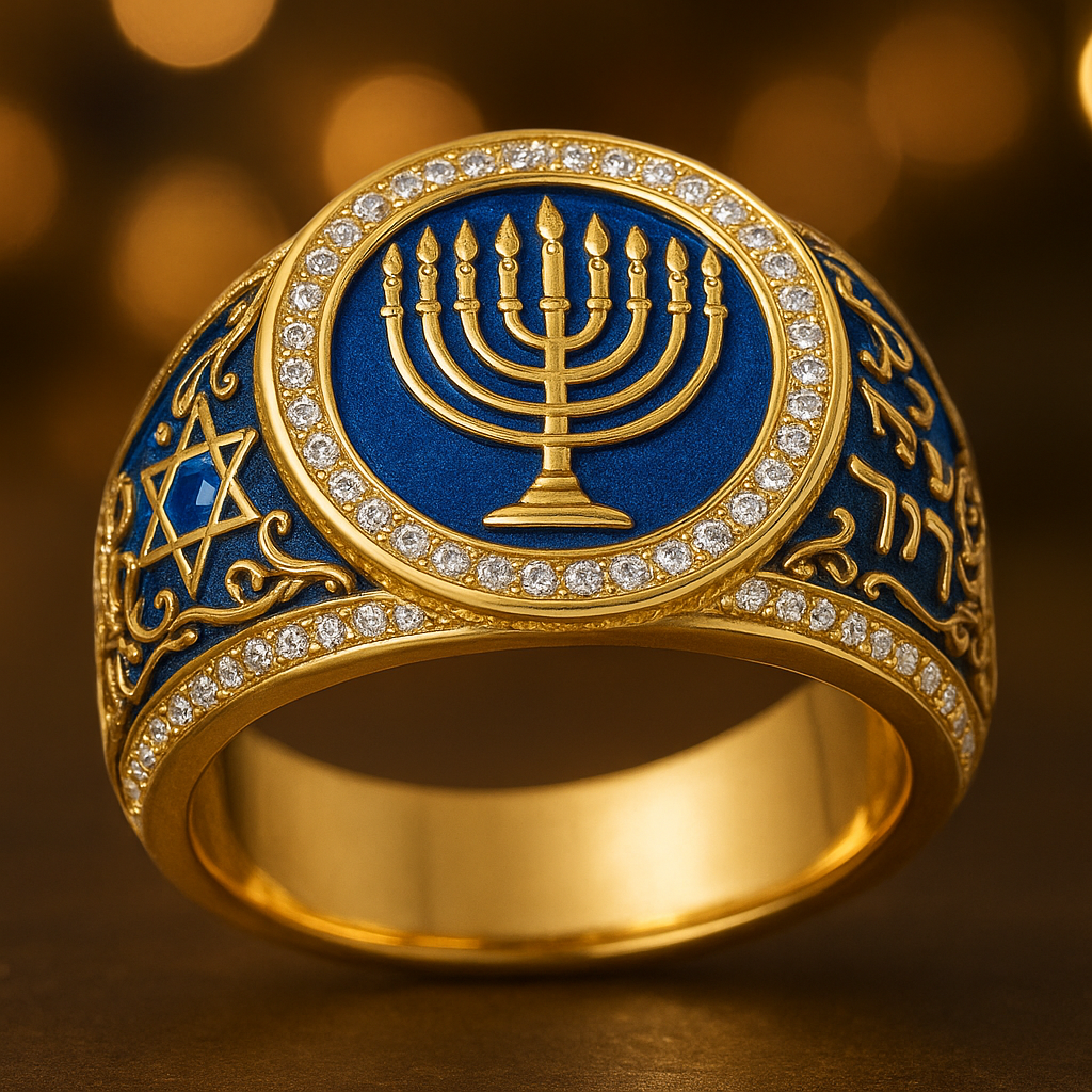 “Light of Faith” Hanukkah Commemorative Ring