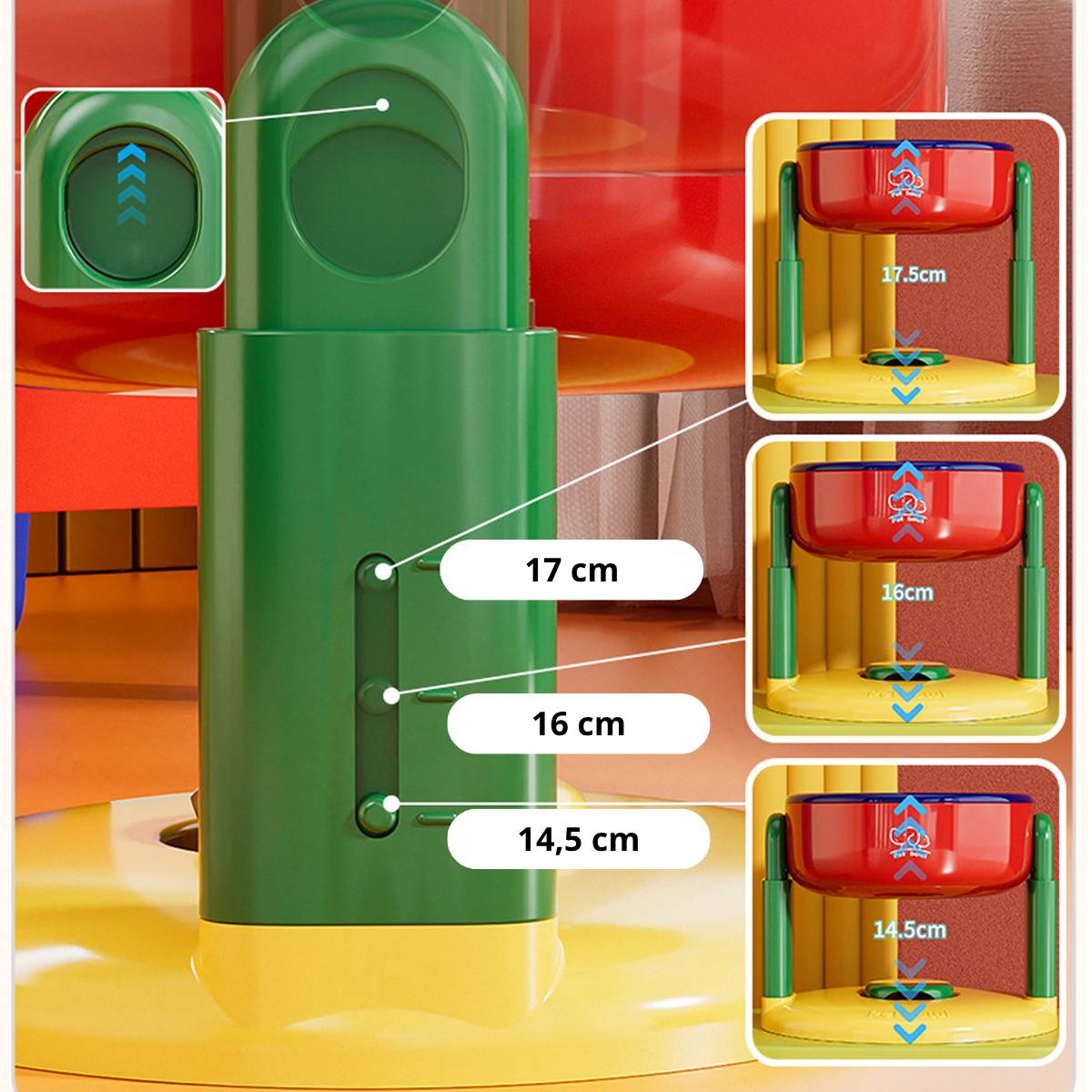 Adjustable Pet Bowl with Suction Cup | For Dogs and Cats