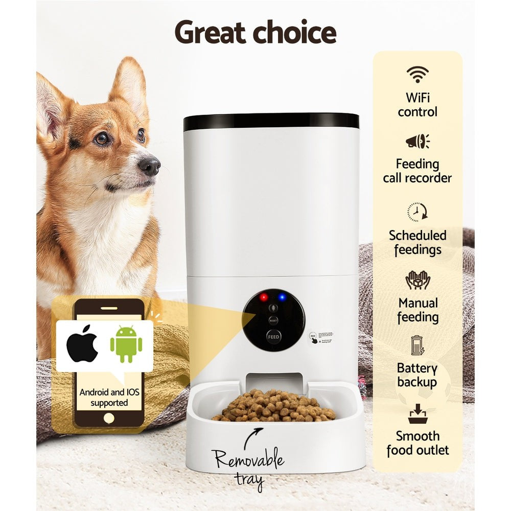 Automatic Pet Feeder 6L with Wifi