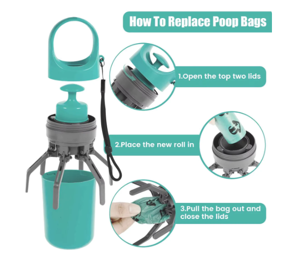 Portable and Hygienic Poop Collector