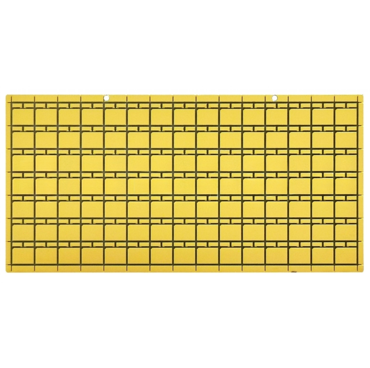 Sunk gold LED ceramic metallized substrate