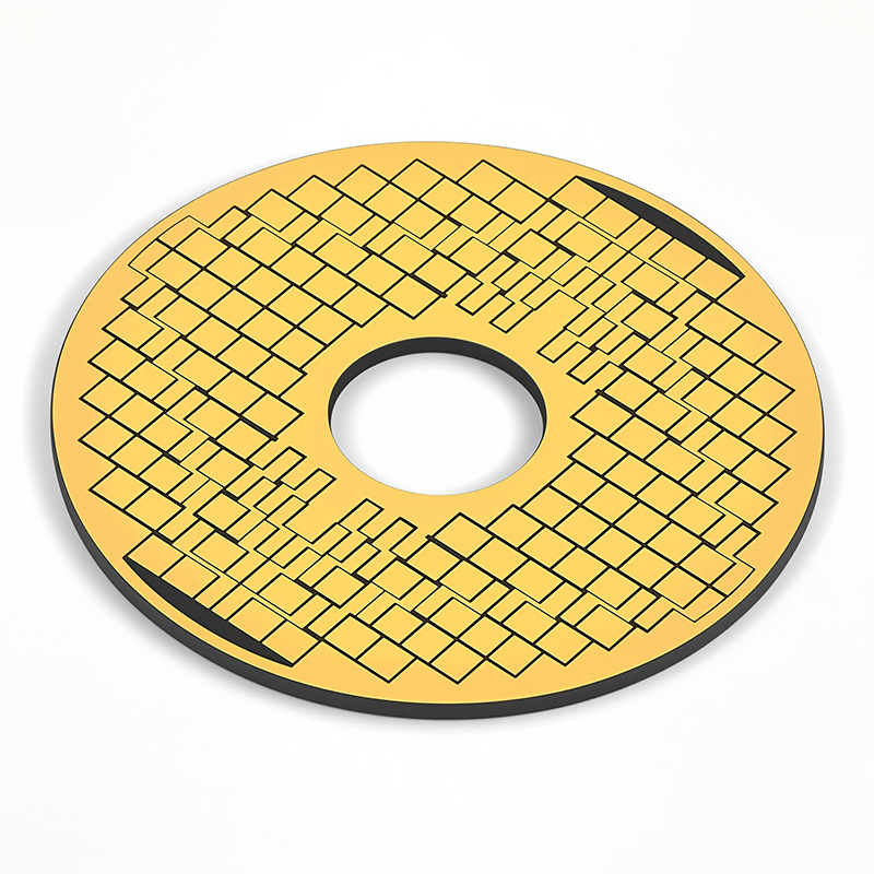 High-precision high-temperature resistant ceramic board, DPC aluminum nitride gold-plated process ceramic board, custom-sized ceramic circuit board